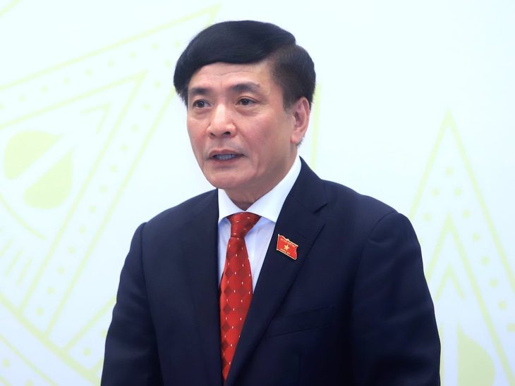 Chưa phê chuẩn hoặc miễn nhiệm bộ trưởng Bộ Công an tại kỳ họp thứ 7- Ảnh 1. Tổng thư ký Quốc hội Bùi Văn Cường - Ảnh: GIA HÂN