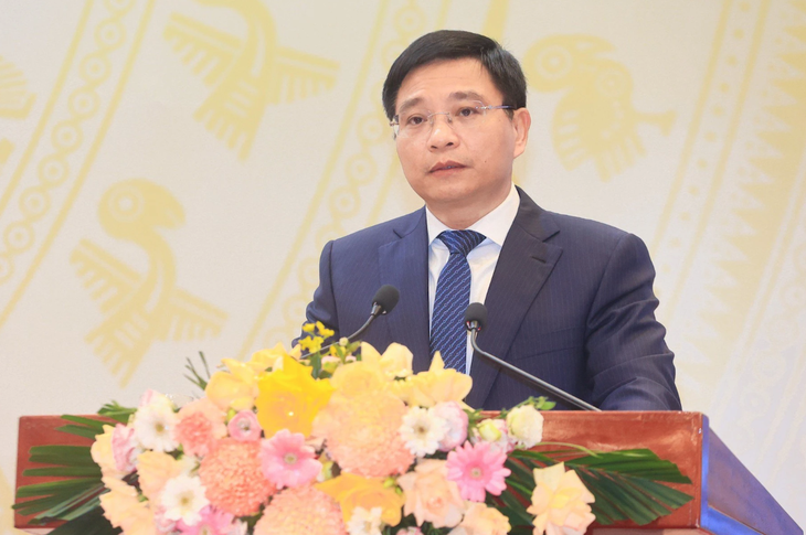 Chi tiết 19 dự án giao thông trọng điểm dự kiến khởi công năm 2024- Ảnh 1. Bộ trưởng Bộ Giao thông vận tải Nguyễn Văn Thắng - Ảnh: GIA HÂN